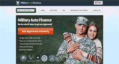 Desktop Screenshot of militarycarloans.net